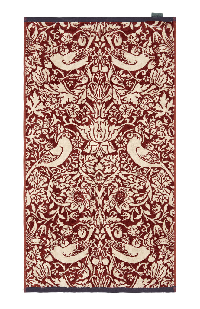 Morris & Co Strawberry Thief 60% Cotton/40% Modal 600gsm Towels