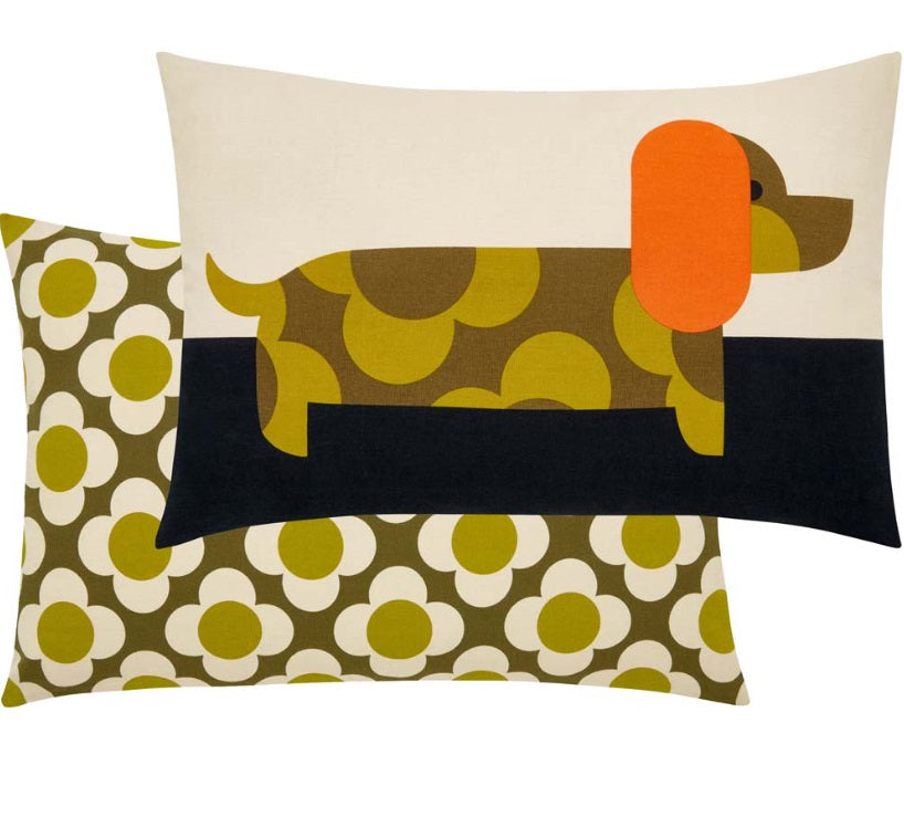 Orla Kiely Dachshund 40cm x 60cm Feather Filled Cushion