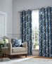 Laura Ashley Parterre Lined Eyelet Curtains
