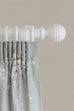 Laura Ashley Wooden Ribbed Ball Curtain Pole (ORDER ONLY)