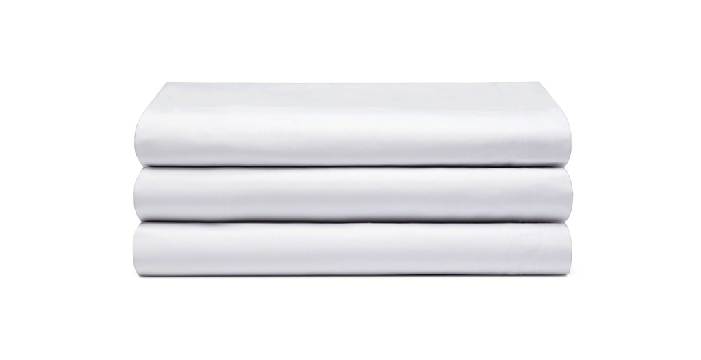Belledorm 200TC 50% Polyester/50% Cotton White Sheets