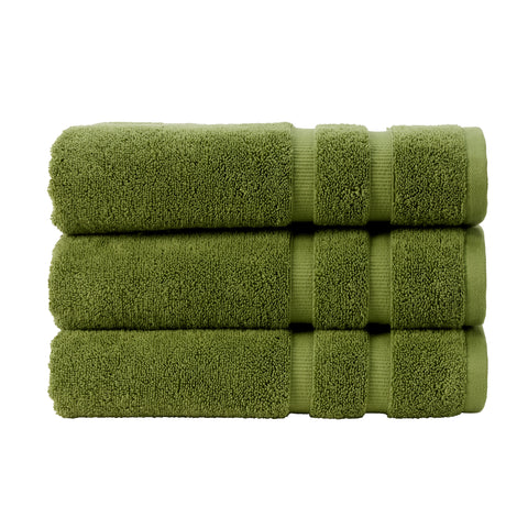 Christy Signum 675gsm 100% Combed Cotton Olive Towels