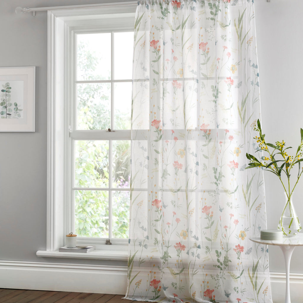 Dreams N Drapes Spring Glade Multi Voile Panel