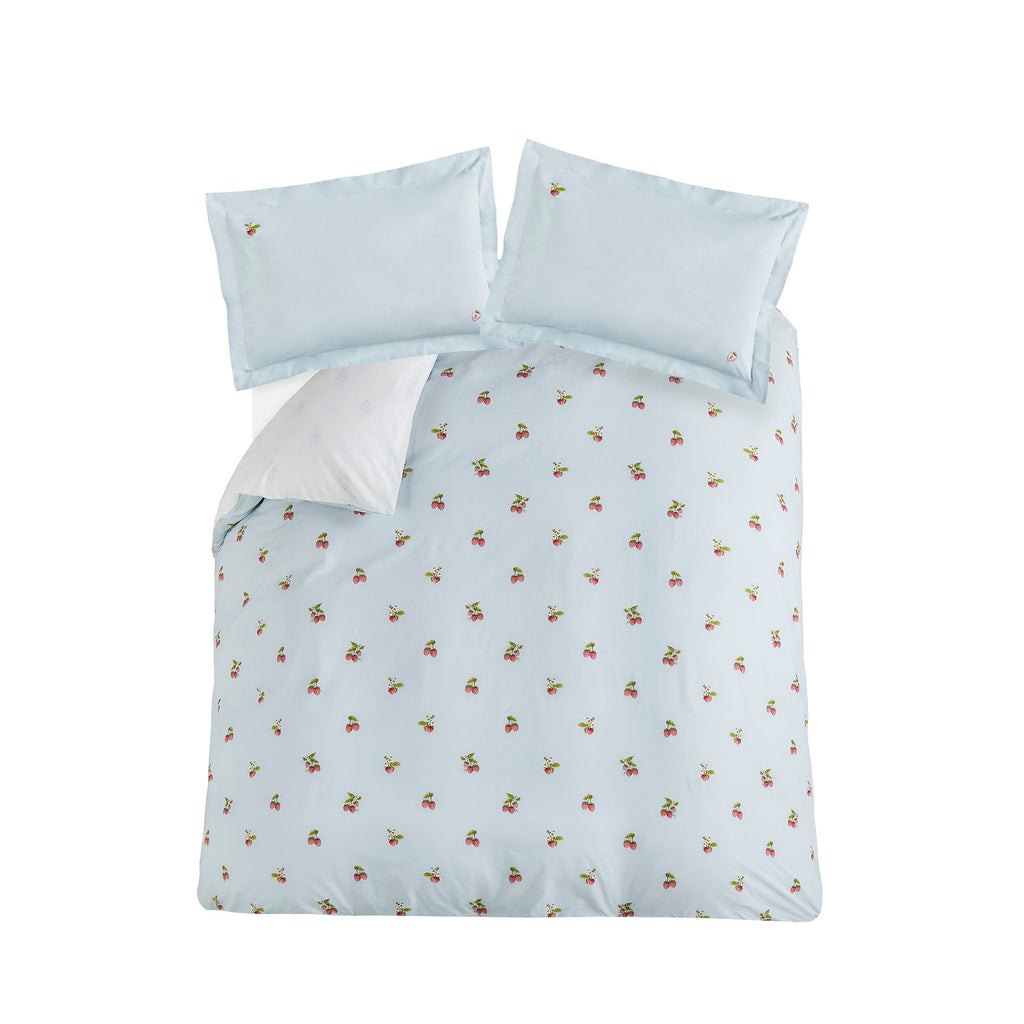 Sophie Allport Strawberries Mist Duvet Set