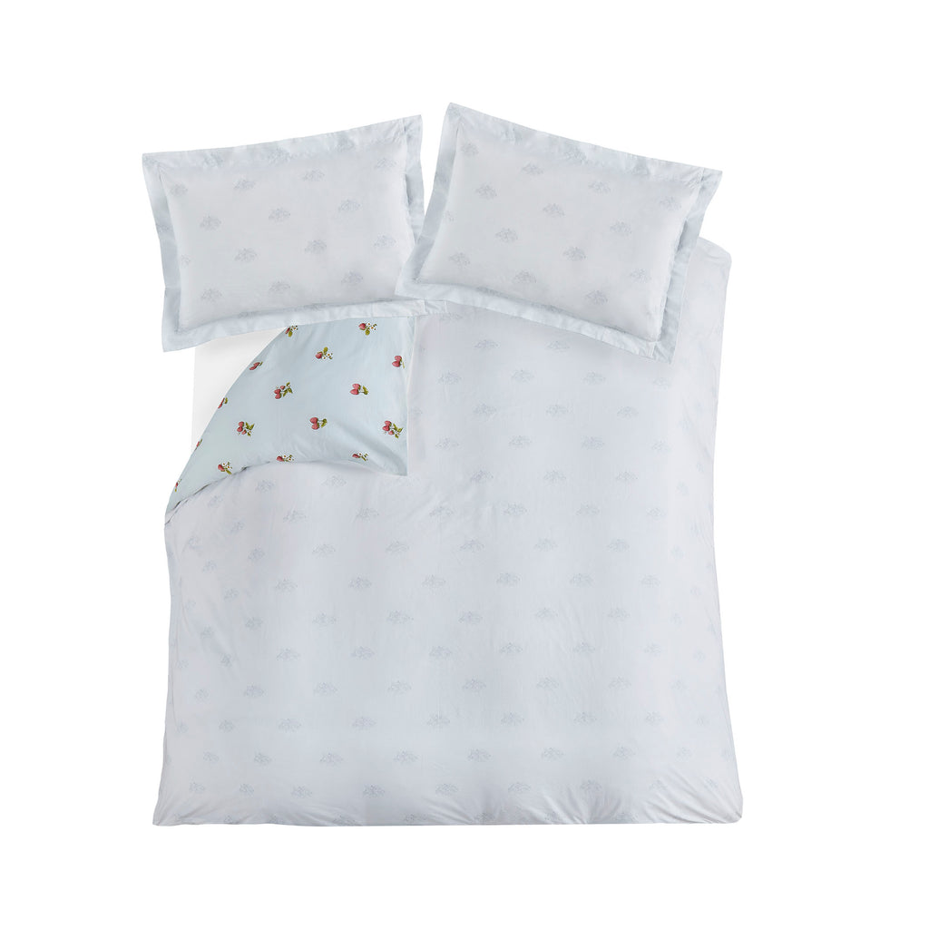 Sophie Allport Strawberries Mist Duvet Set