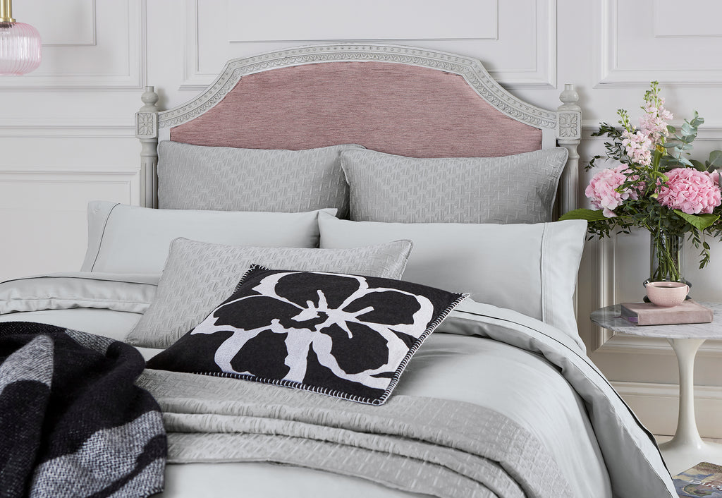 Ted Baker 250TC 100% BCI Cotton Sateen Silver Sheets