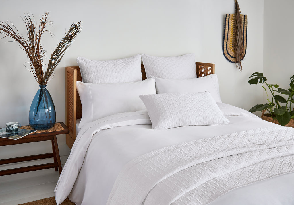 Ted Baker 250TC 100% BCI Cotton Sateen White Sheets