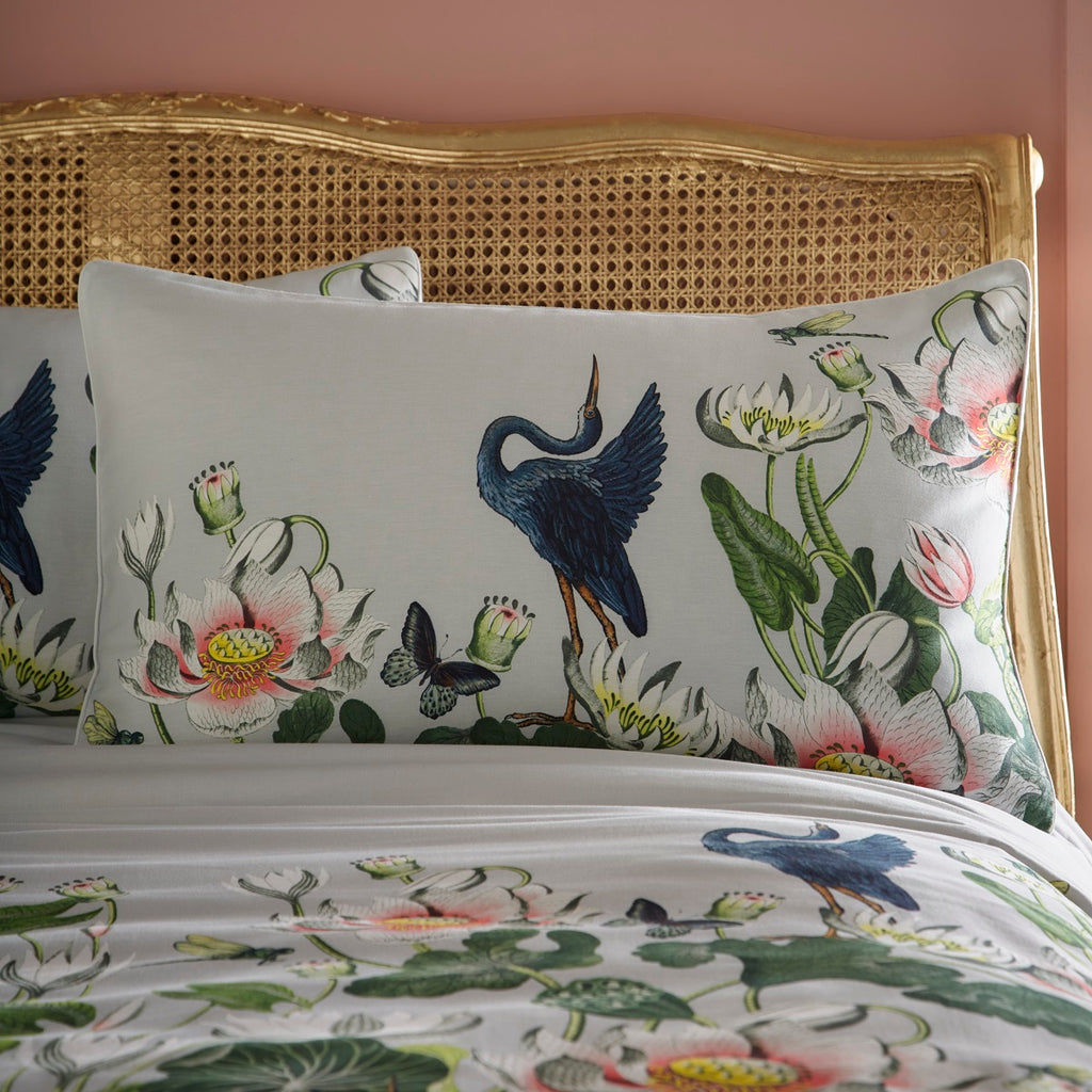 Wedgwood Waterlily Dove Duvet Set