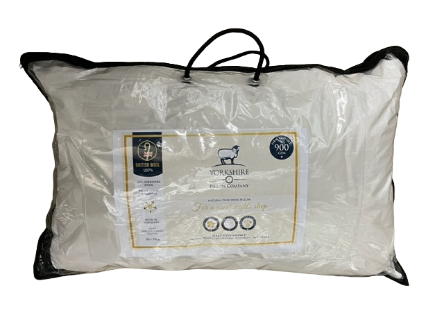 100% Yorkshire Wool Firm Pillow