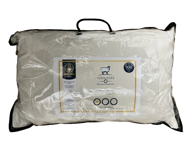 100% Yorkshire Wool Soft Pillow