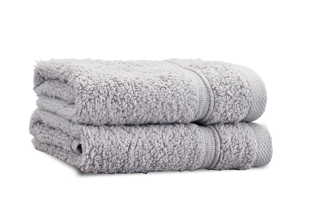 Catherine Lansfield Zero Twist 100% Cotton 450gsm Silver Towels