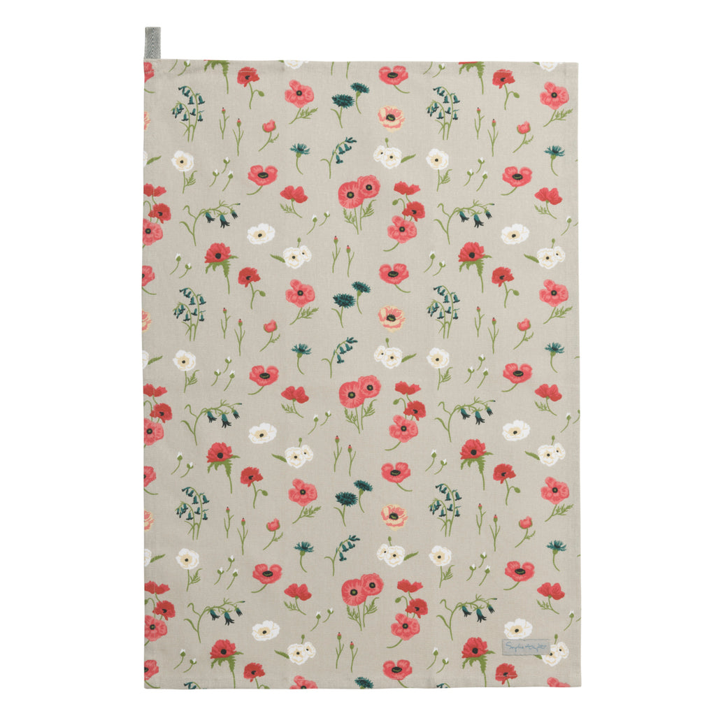 ALL103602 Sophie Allport Poppy Meadow Tea Towels (Set of 2)