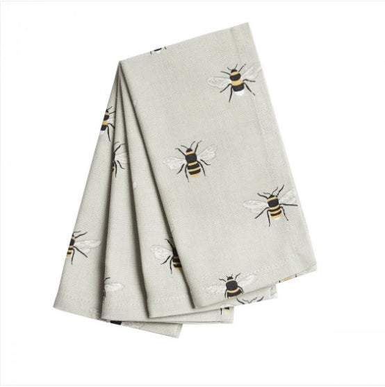 ALL36300 Sophie Allport Bees Napkins (Set of 4)