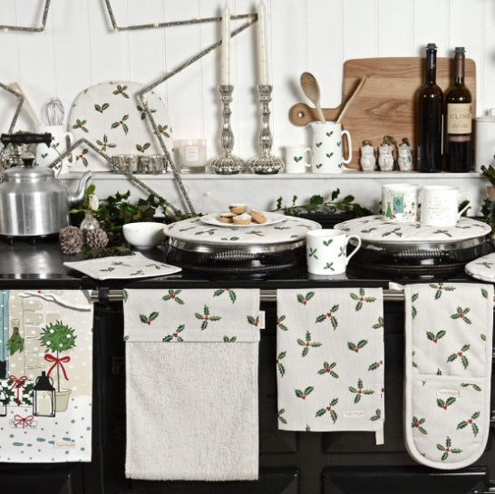 Sophie Allport ALL50610 Roller Hand Towel Christmas Holly & Berry