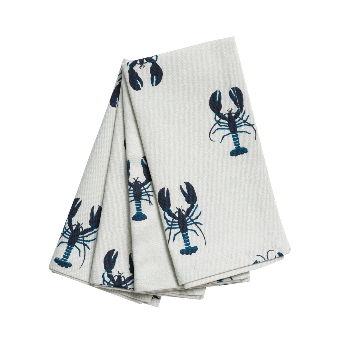 ALL68300 Sophie Allport Lobster Fabric Napkins (Set of 4)
