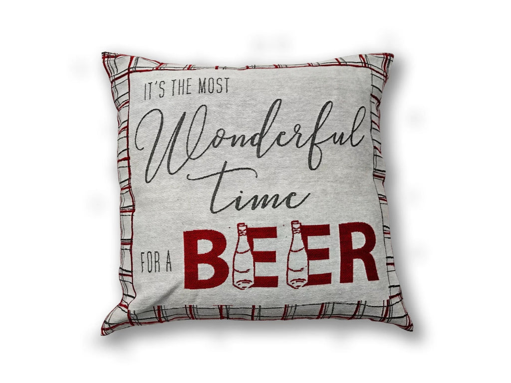 Portfolio Home Christmas Filled 43cm x 43cm Cushion