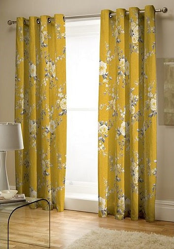 Catherine Lansfield Canterbury Ochre Bedding