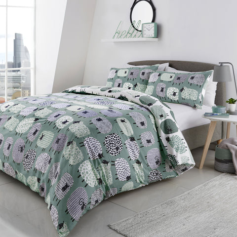 Fusion Bedding Dotty Sheep Duvet Set