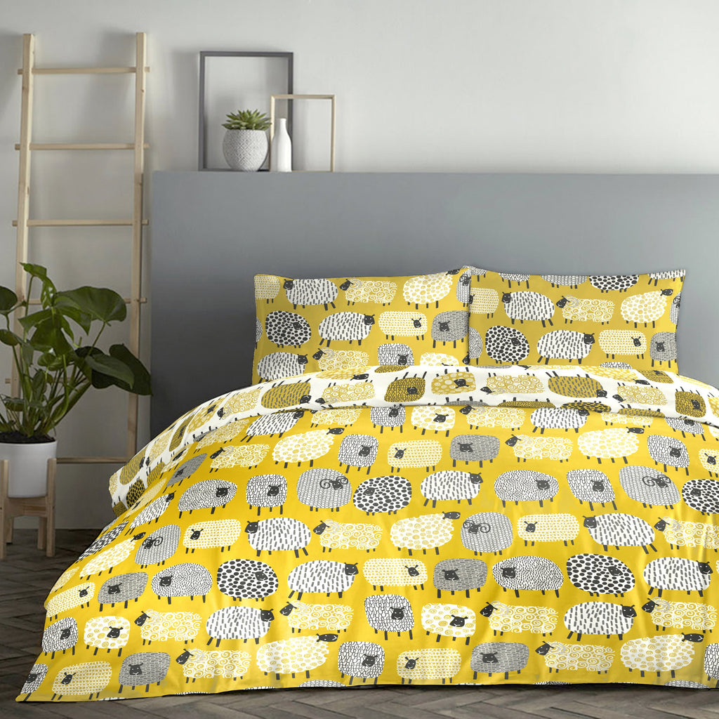 Fusion Bedding Dotty Sheep Duvet Set