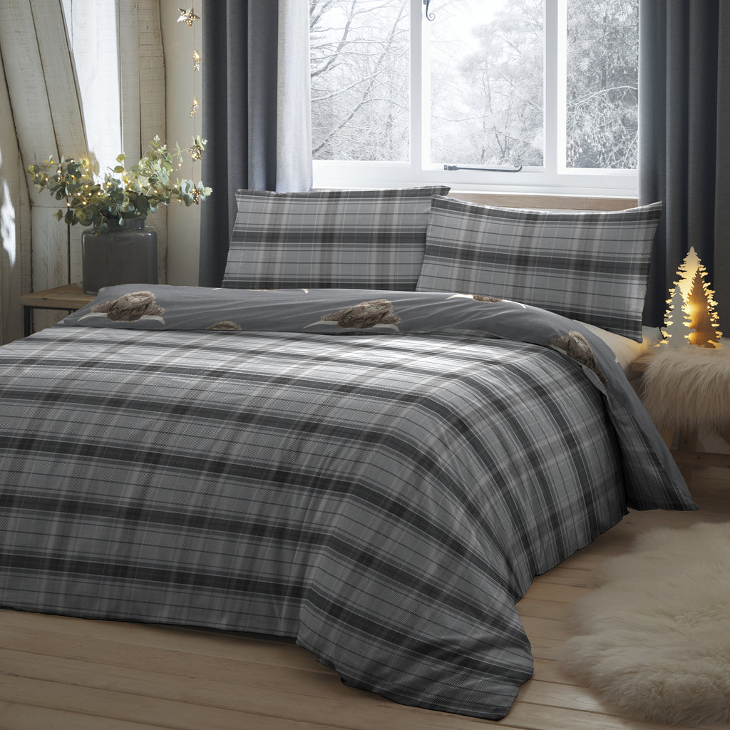 Fusion Bedding Highland Cow Duvet Set