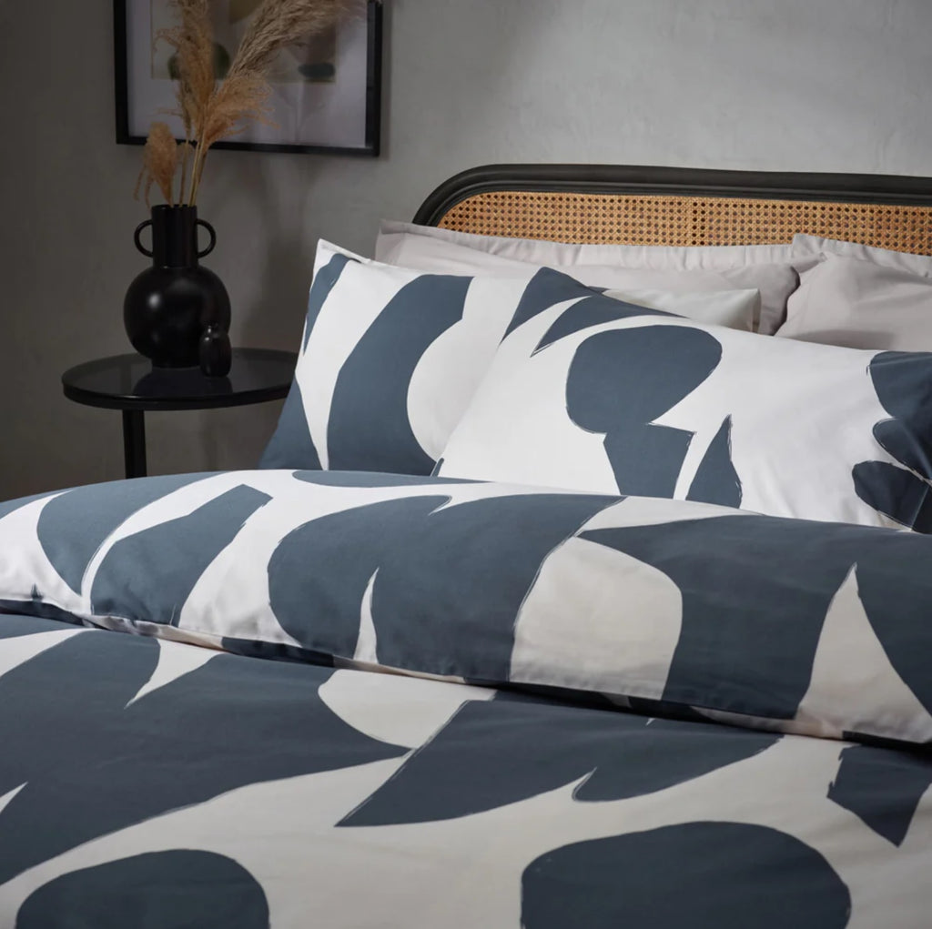 Hoem Meta Abstract Cotton Rich Dusk Duvet Set