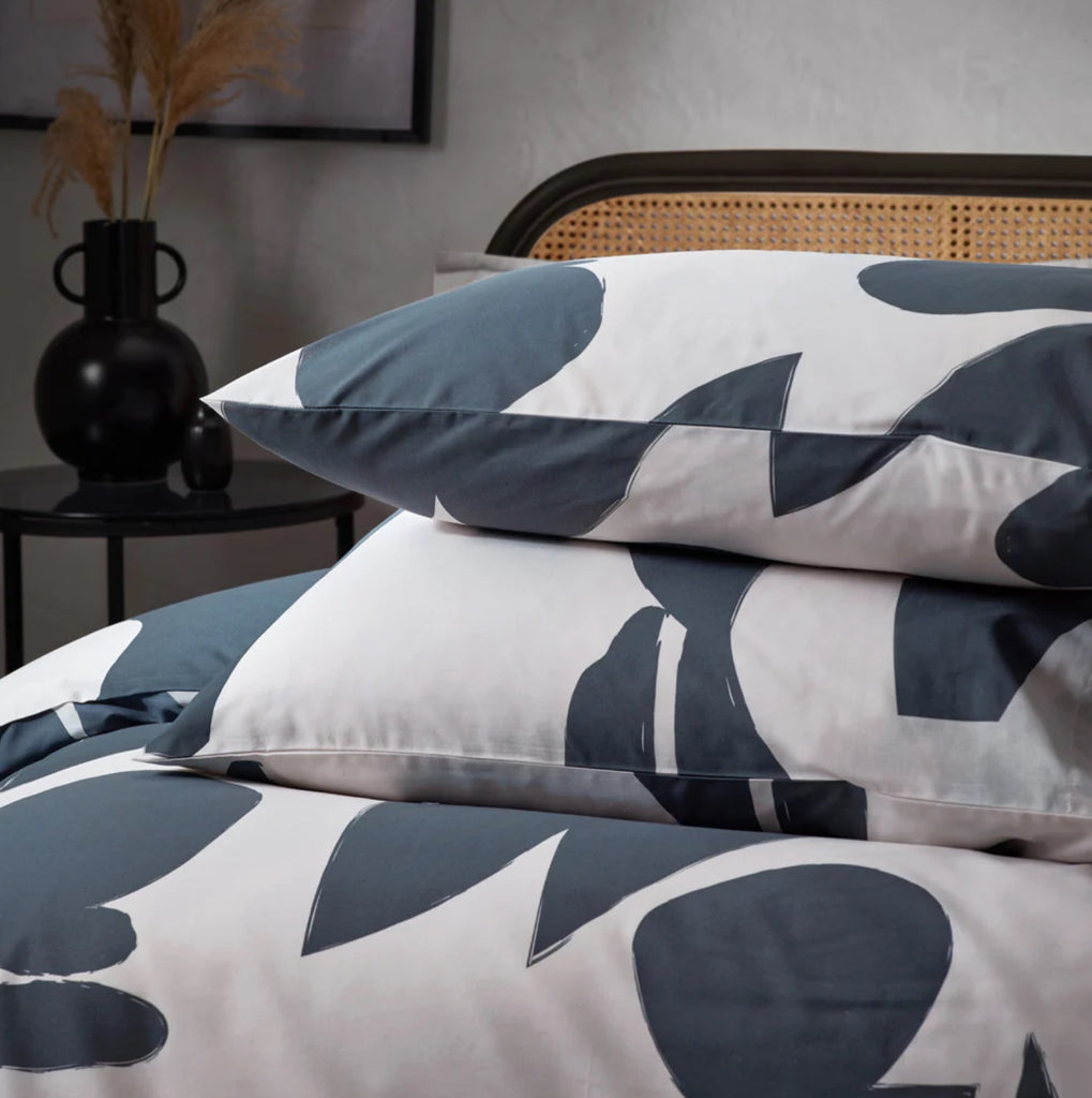 Hoem Meta Abstract Cotton Rich Dusk Duvet Set