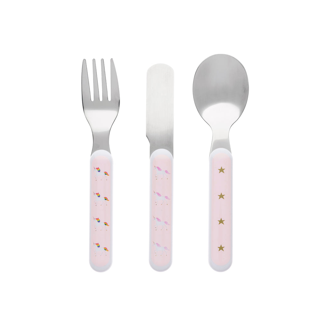 MCS5503 Sophie Allport Unicorns Childrens Melamine Cutlery Set