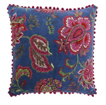 Riva Paoletti Malisa Smoke Blue 50cm x 50cm Cushion