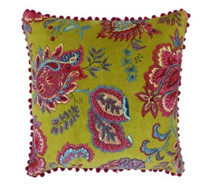Riva Paoletti Malisa Lemon Curry 50cm x 50cm Cushion