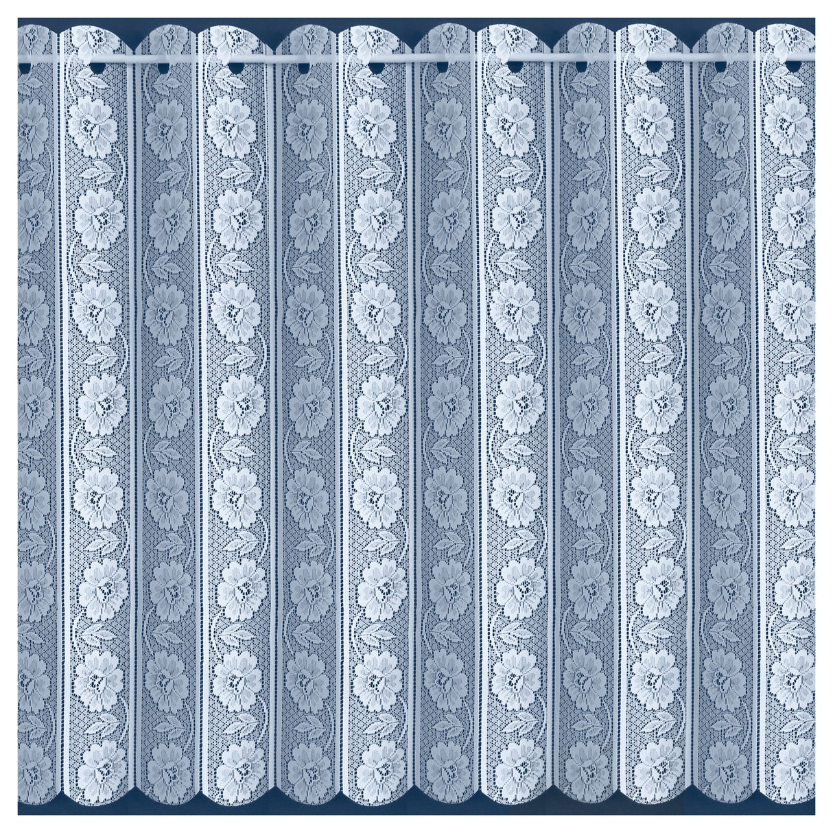 Tyrone Lace Vertical Pleated Lace Milan Blinds