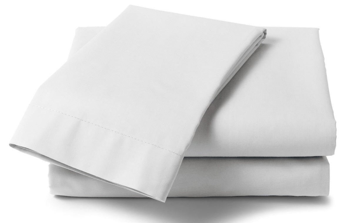 Extra Large Percale Pillowcase Pairs 22 x31 White