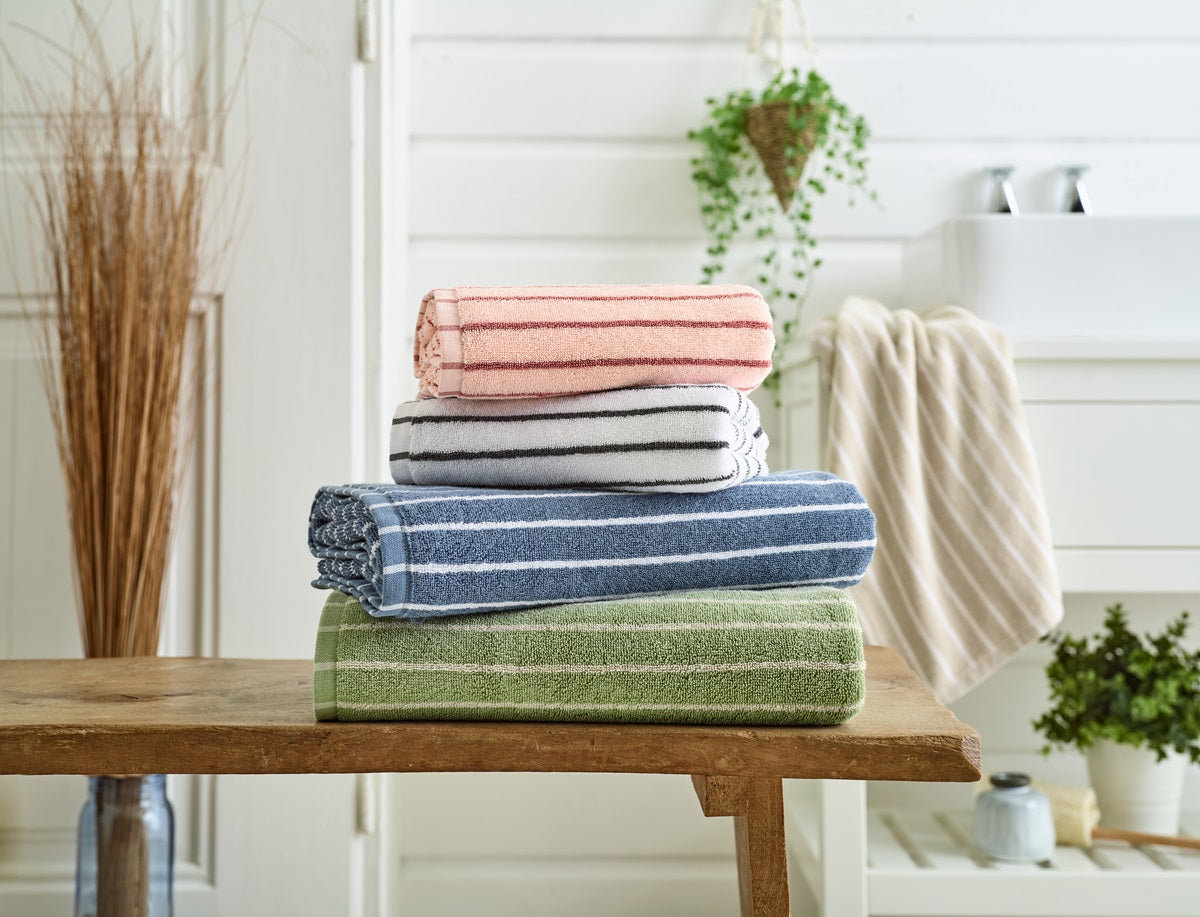 Deyongs Malmo Stripe 100% Cotton 480gsm Towels