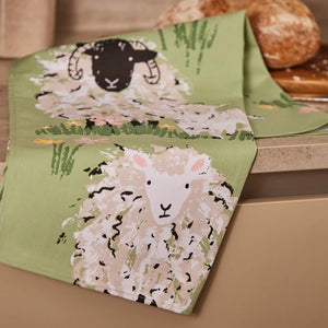 Ulster Weavers Woolly Sheep Green Tea Towel