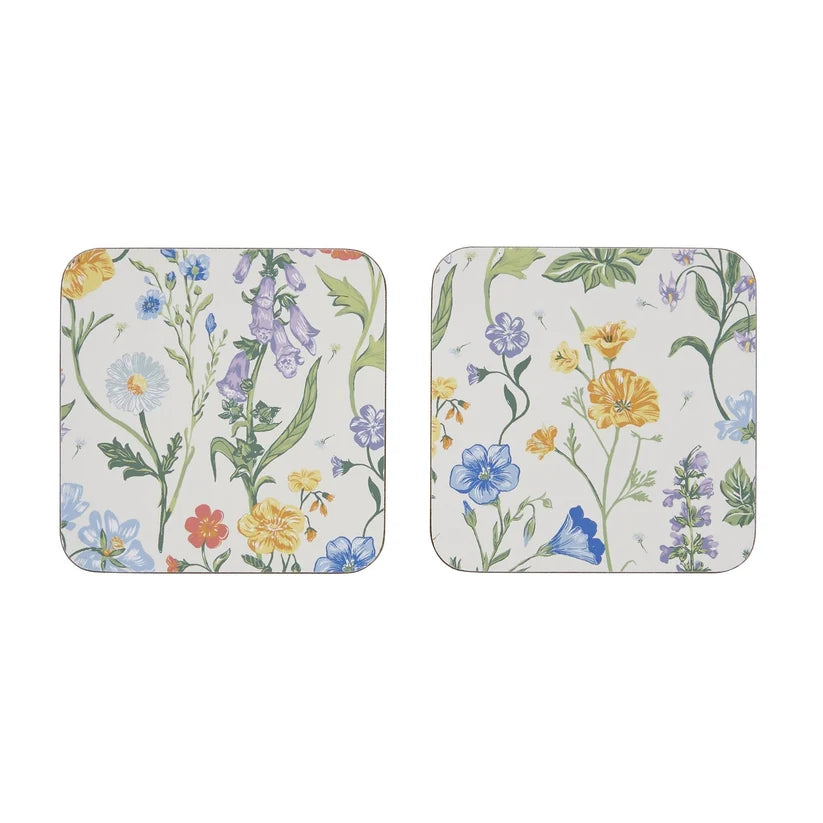 Ulster Weavers Cottage Garden Multi Coasters 4 Pack