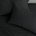 Catherine Lansfield Easy Iron Percale Black Sheets