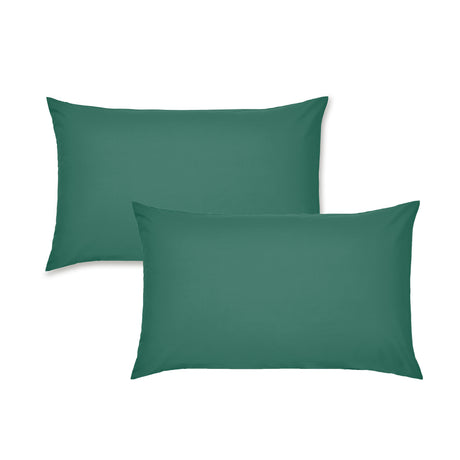 Catherine Lansfield Easy Iron 50% Polyester/50% Combed Cotton 180 Thread Count Percale Dark Green Sheets