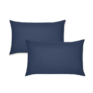 Catherine Lansfield Easy Iron 50% Polyester/50% Combed Cotton 180 Thread Count Percale Navy Sheets
