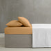 Catherine Lansfield Easy Iron Percale Caramel Sheets