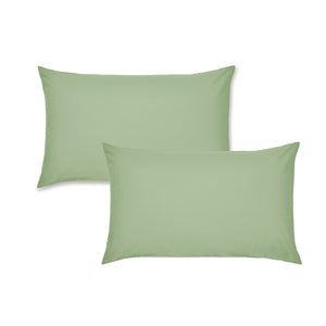 Catherine Lansfield Easy Iron 50% Polyester/50% Combed Cotton 180 Thread Count Percale Sage Sheets