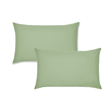 Catherine Lansfield Easy Iron 50% Polyester/50% Combed Cotton 180 Thread Count Percale Sage Sheets