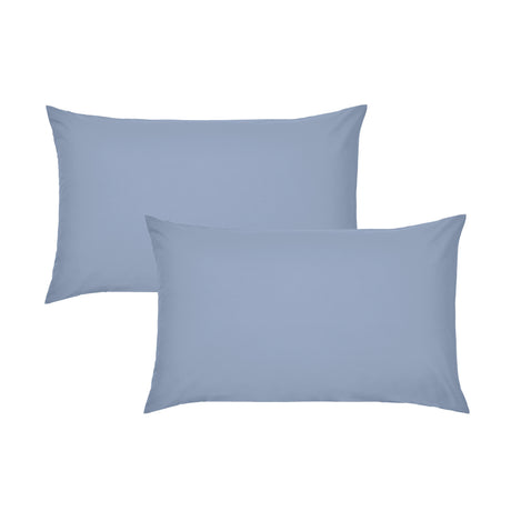 Catherine Lansfield Easy Iron 50% Polyester/50% Combed Cotton 180 Thread Count Percale Lansfield Blue Sheets