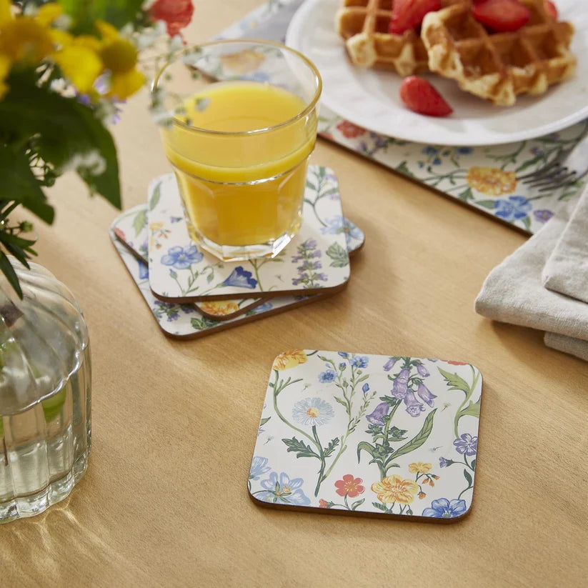 Ulster Weavers Cottage Garden Multi Coasters 4 Pack