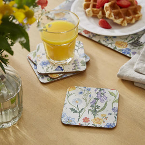 Ulster Weavers Cottage Garden Multi Coasters 4 Pack