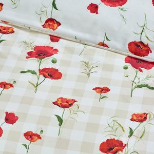 Catherine Lansfield Poppy Red Duvet Set