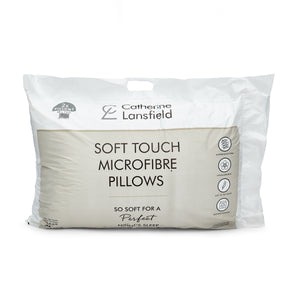 Catherine Lansfield Soft Touch Microfibre Pillow Pair