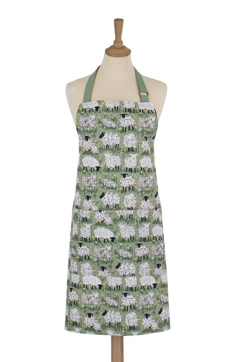 Ulster Weavers Woolly Sheep Green Apron