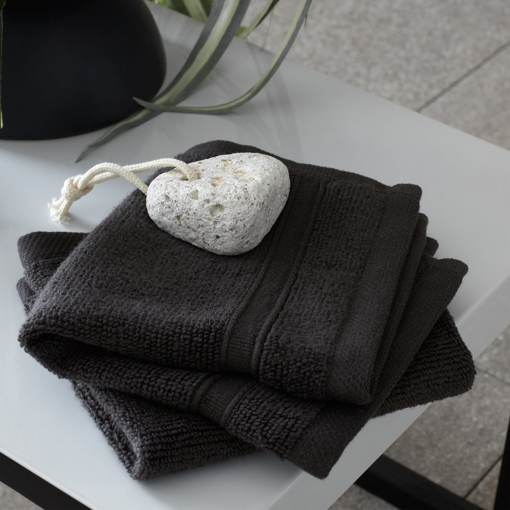 Catherine Lansfield Zero Twist 100% Cotton 450gsm Charcoal Towels