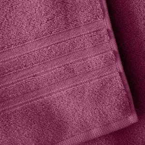 Catherine Lansfield Zero Twist 100% Cotton 450gsm Raspberry Towels