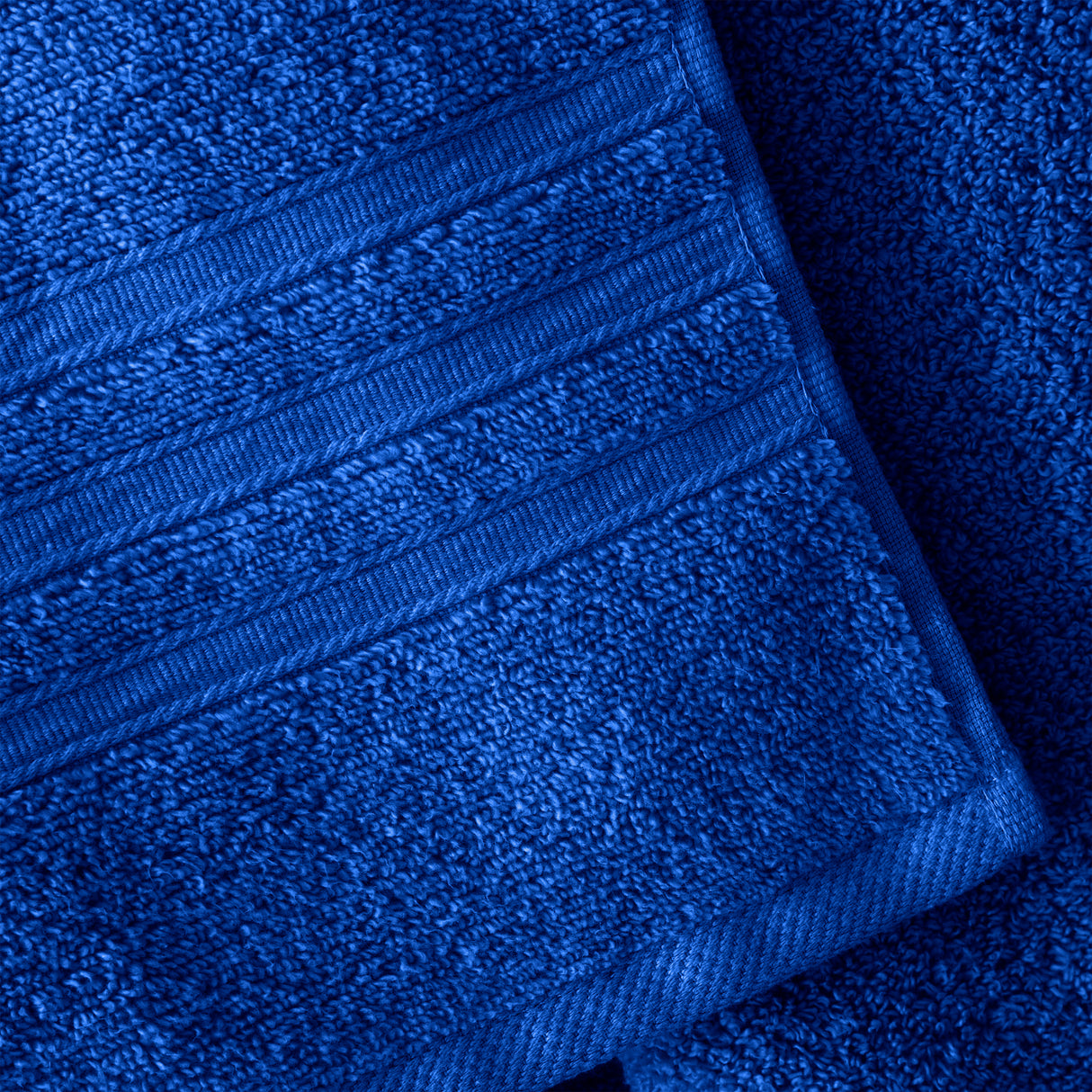 Catherine Lansfield Zero Twist 100% Cotton 450gsm Cobalt Blue Towels