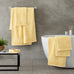 Catherine Lansfield Zero Twist 100% Cotton 450gsm Yellow Towels